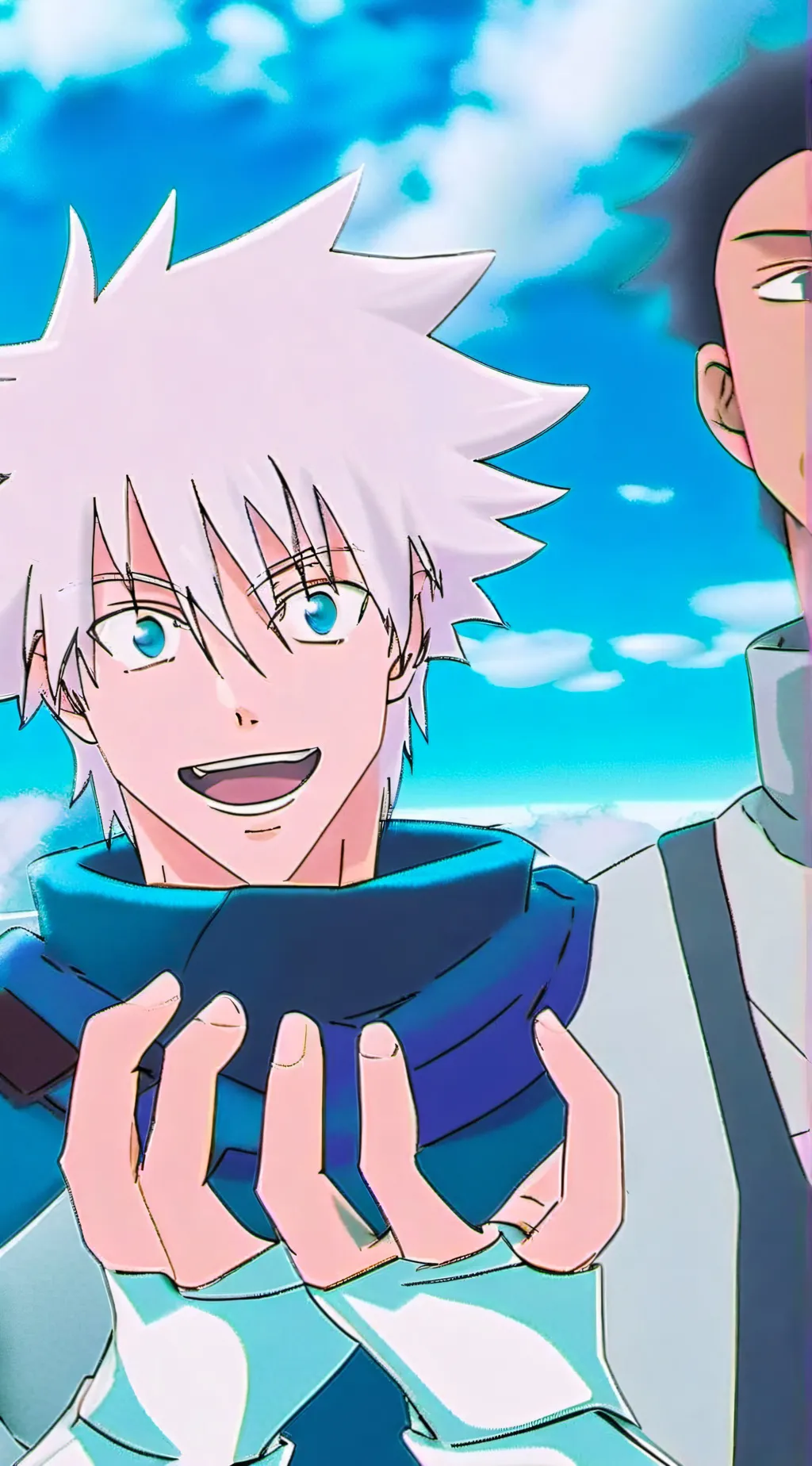 ai character: satoru gojo background