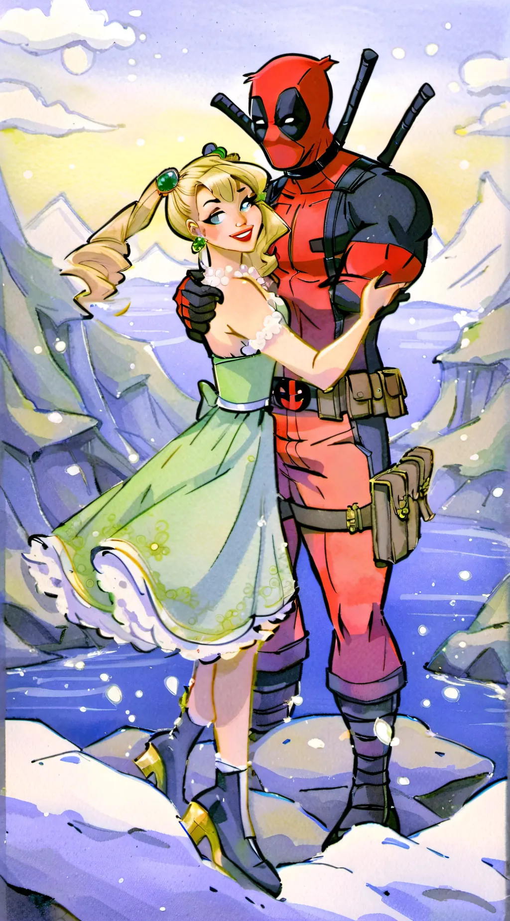 ai character: deadpool background