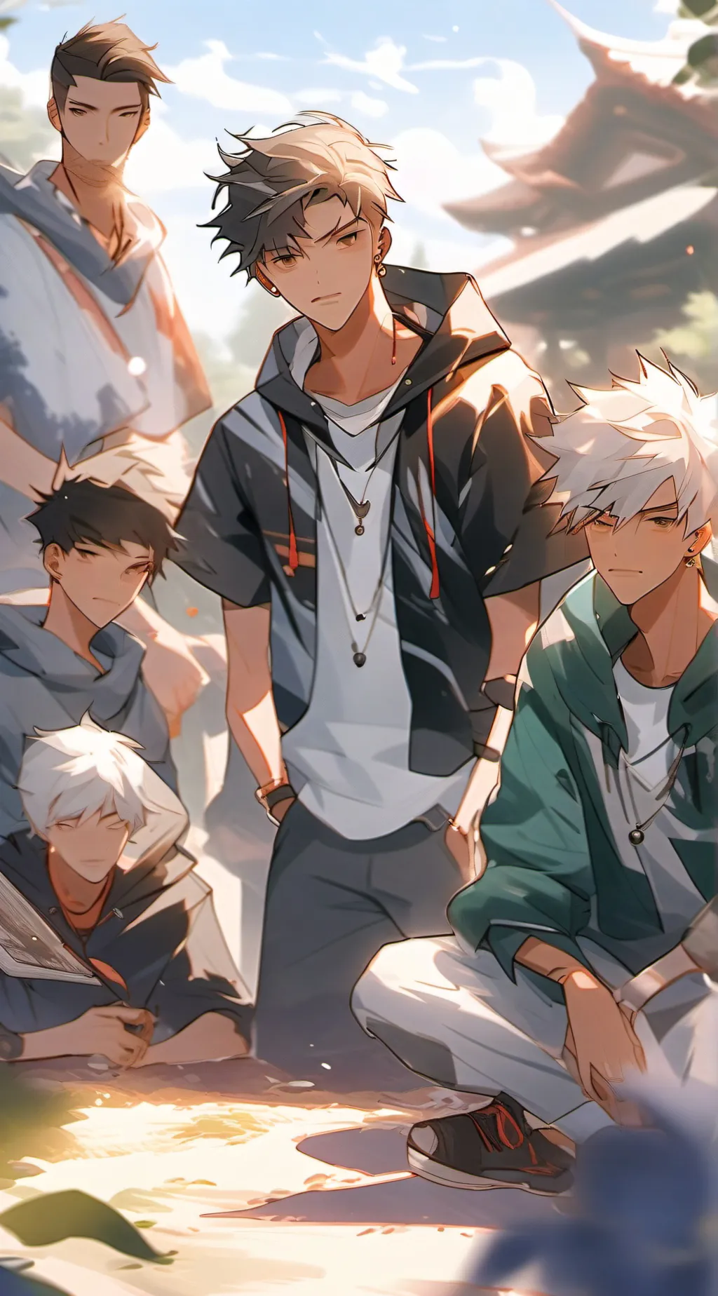 ai character: rocco,jack,leo,jay background