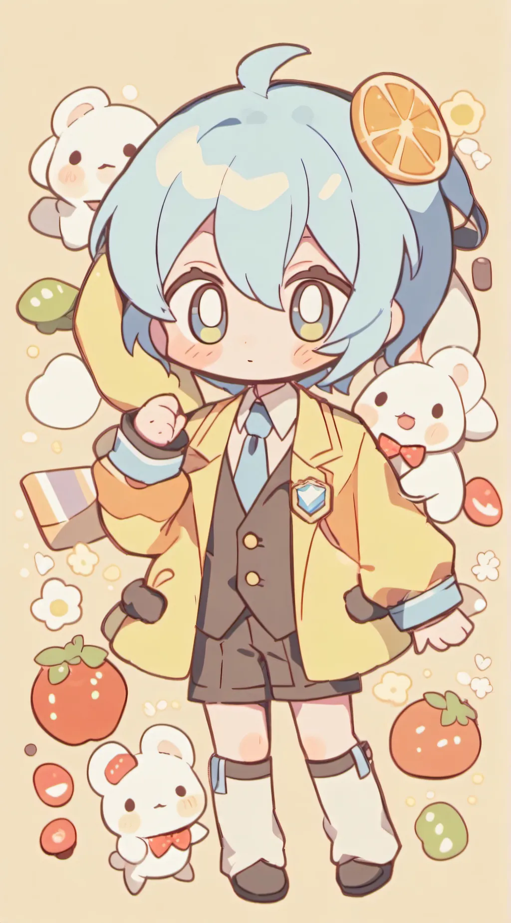 ai character: Miku background