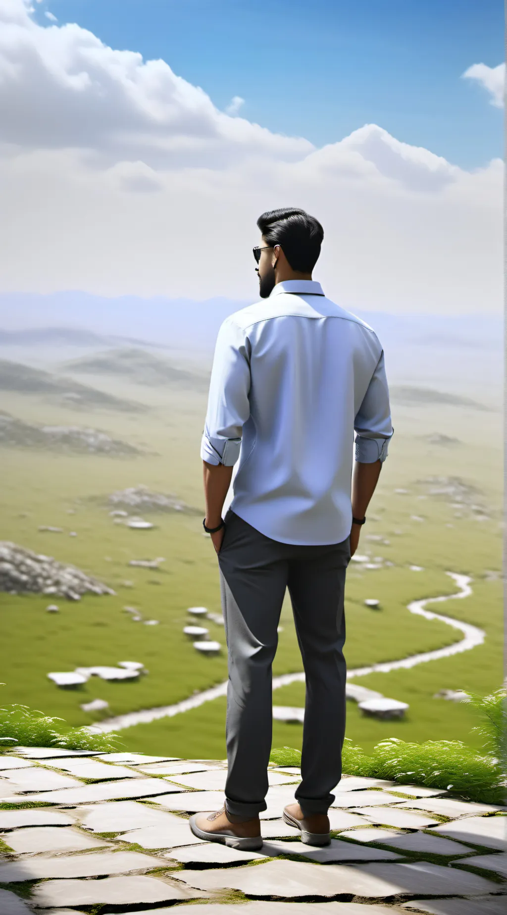 ai character: job and the job  background