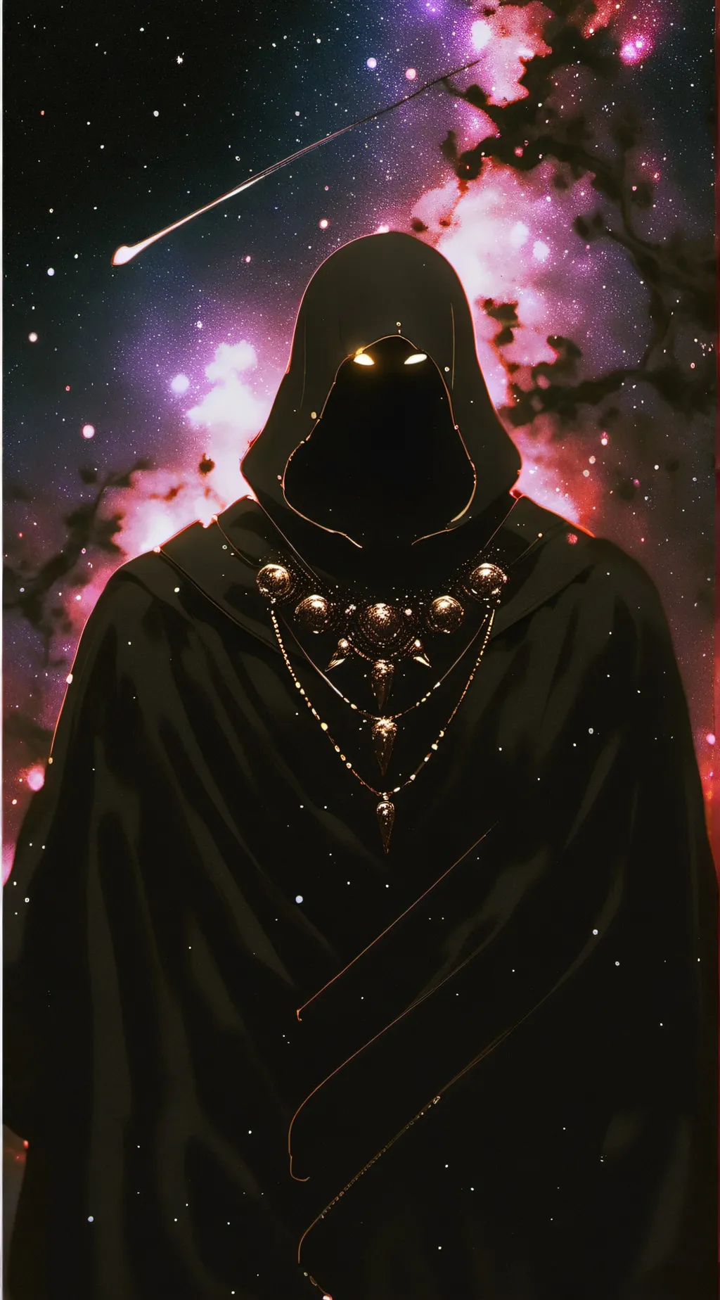 ai character: the Galaxy the all background