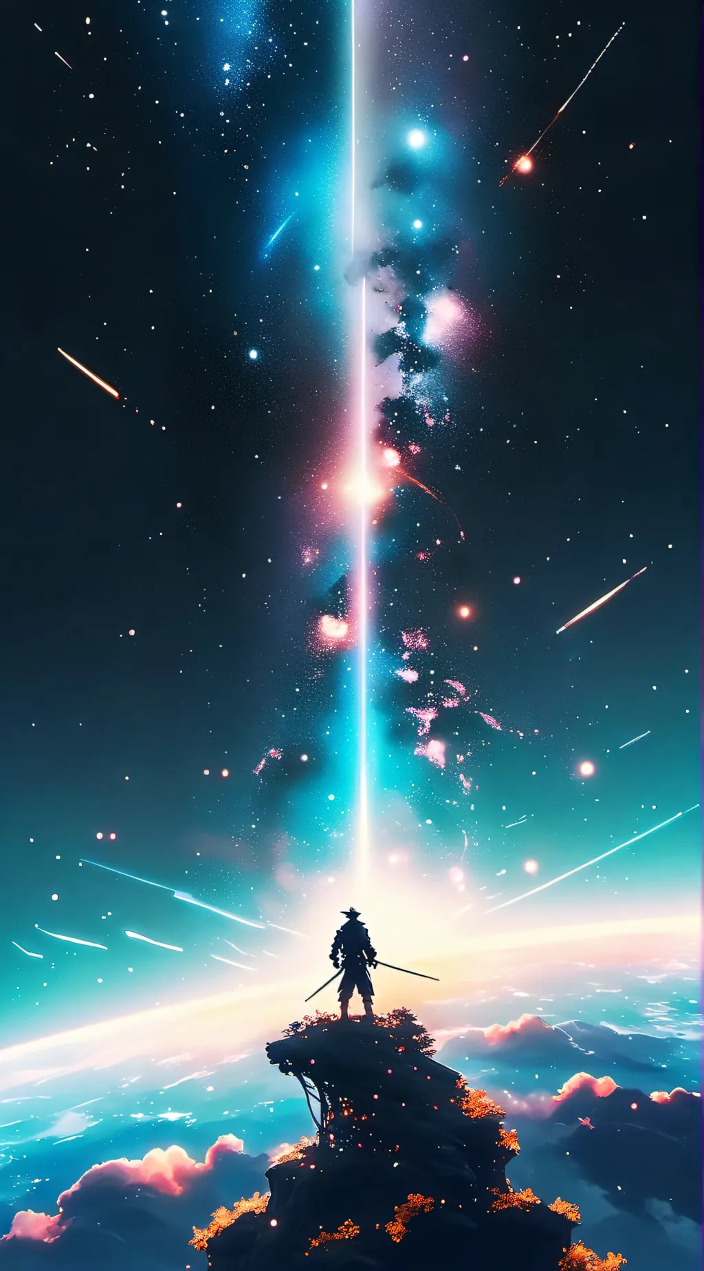 ai character: Kny face their fr. background