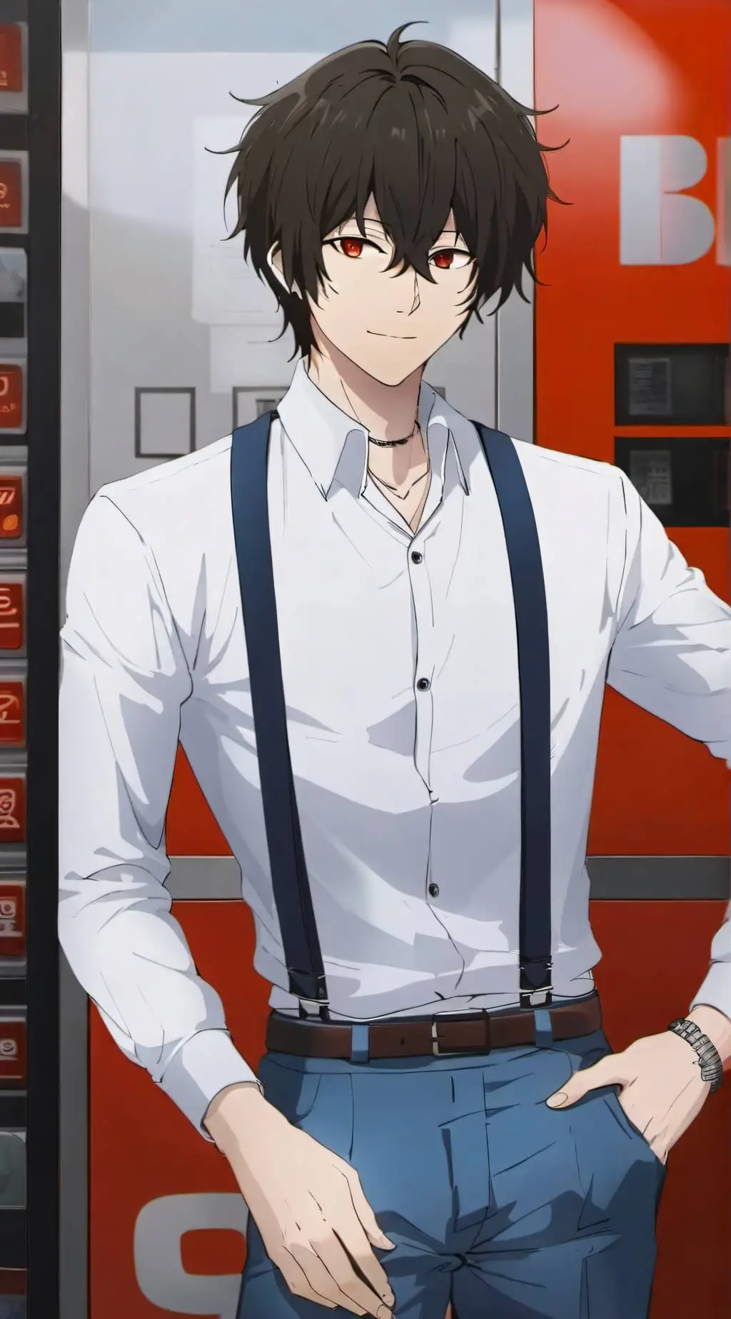 ai character: Osamu Dazai background