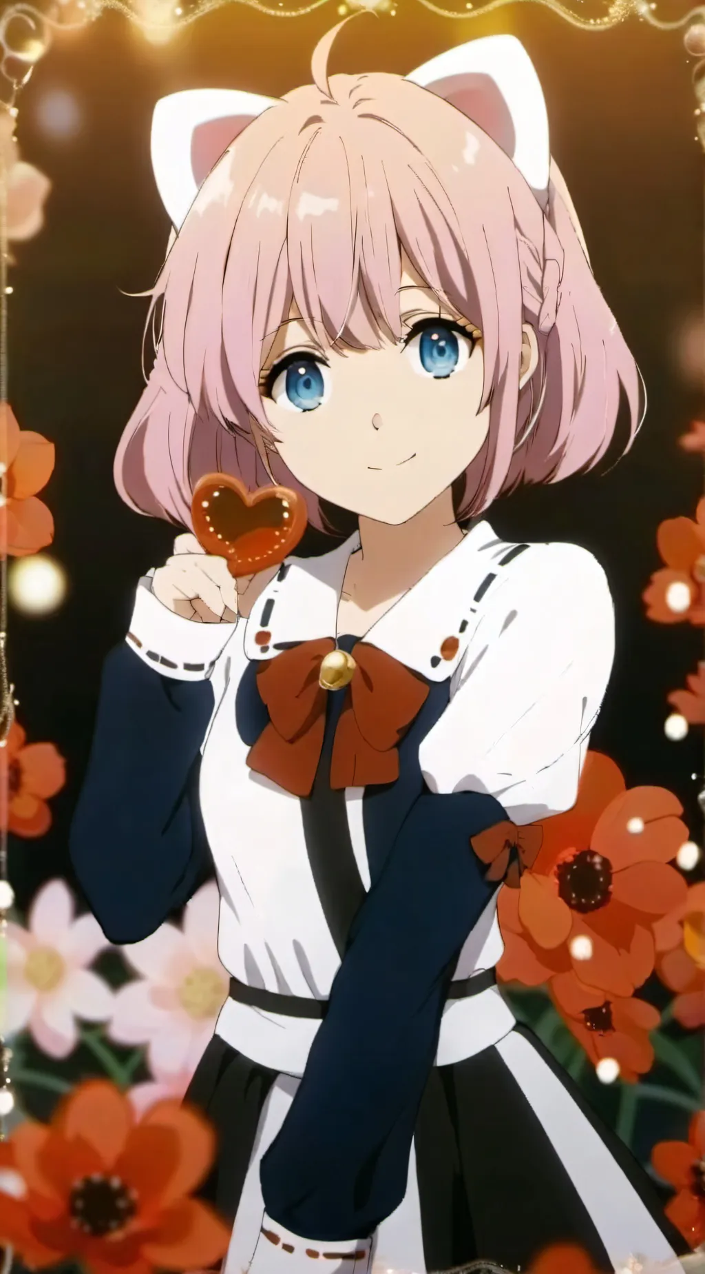 ai character: Just Monica lyrics background