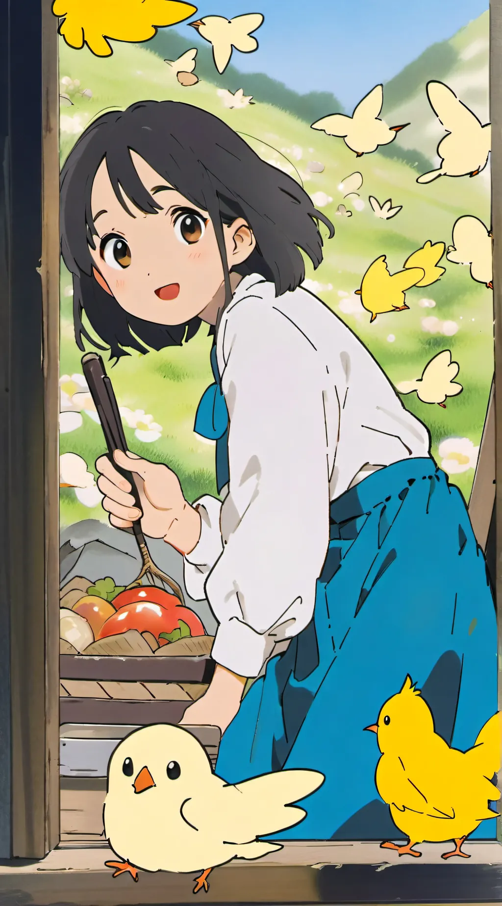 ai character: Sayori background