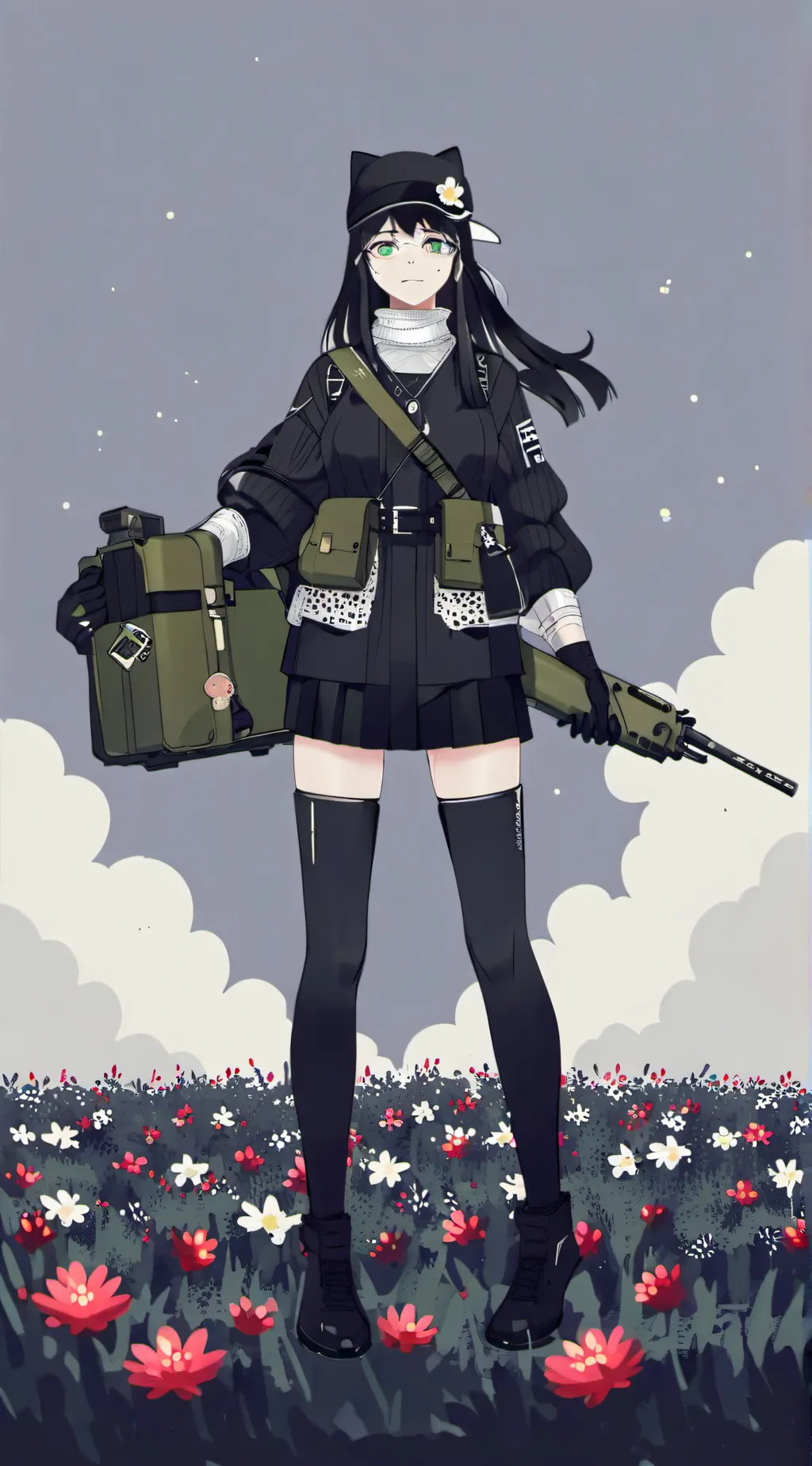 ai character: Kny as Youtubers! background