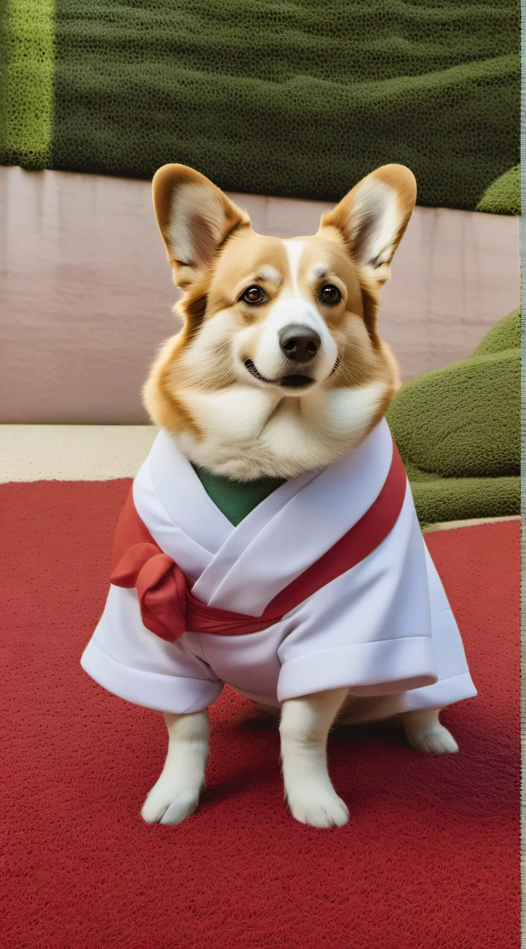 ai character: Roll town background