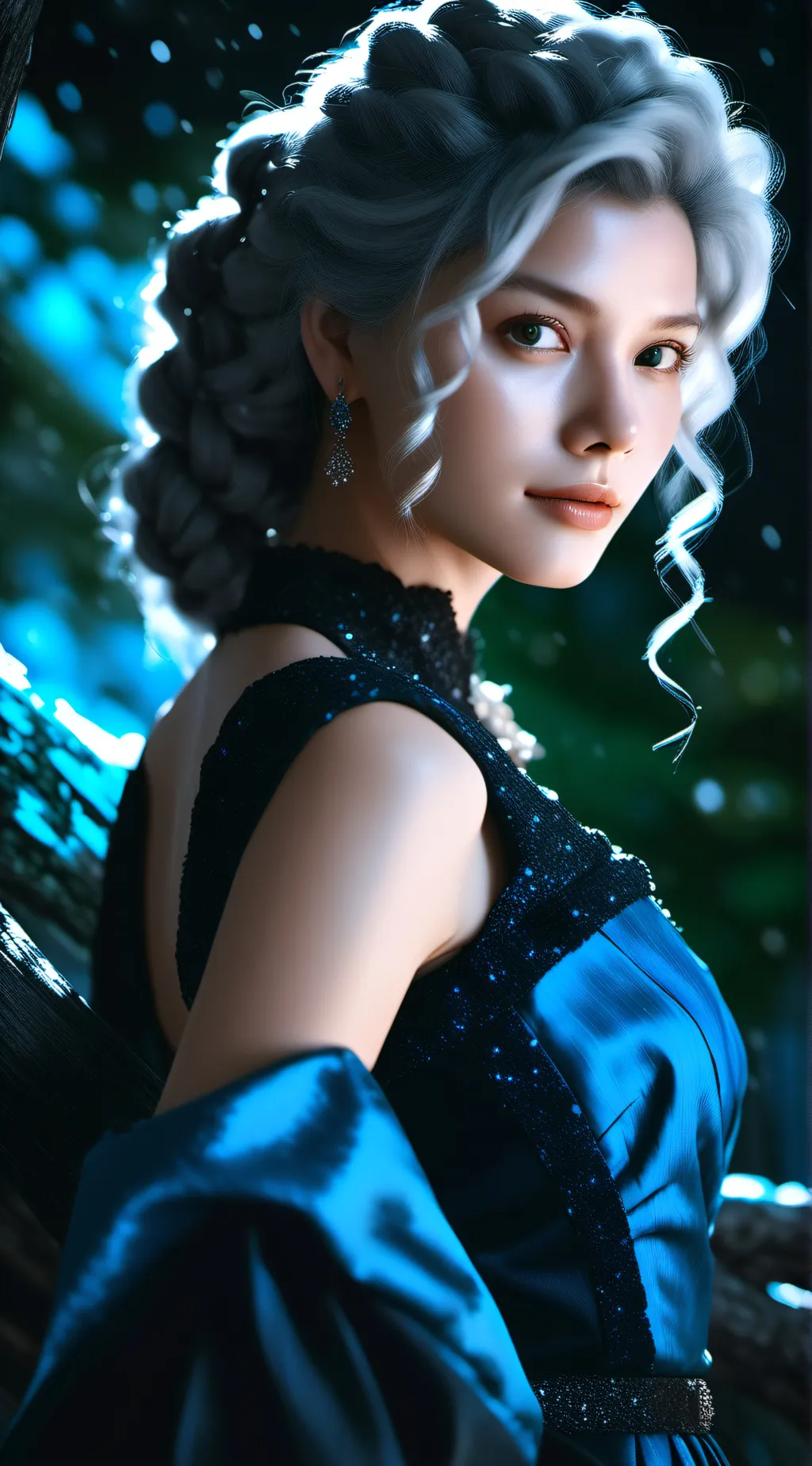 ai character: Luna background