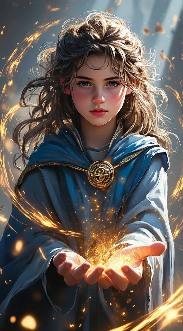 ai character: Aurora background