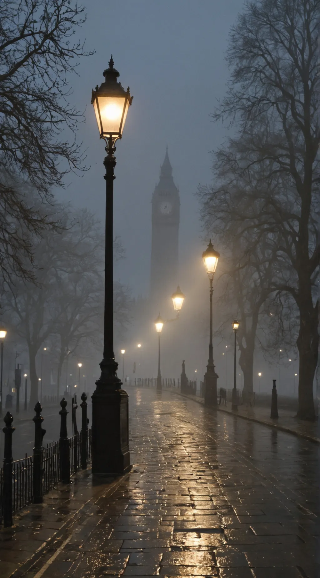 ai character: Rainy day𓆉✨★ background