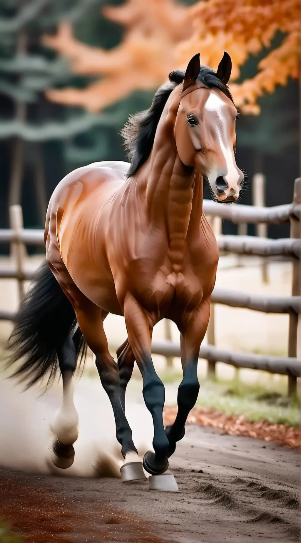 ai character: 《Horses》 background