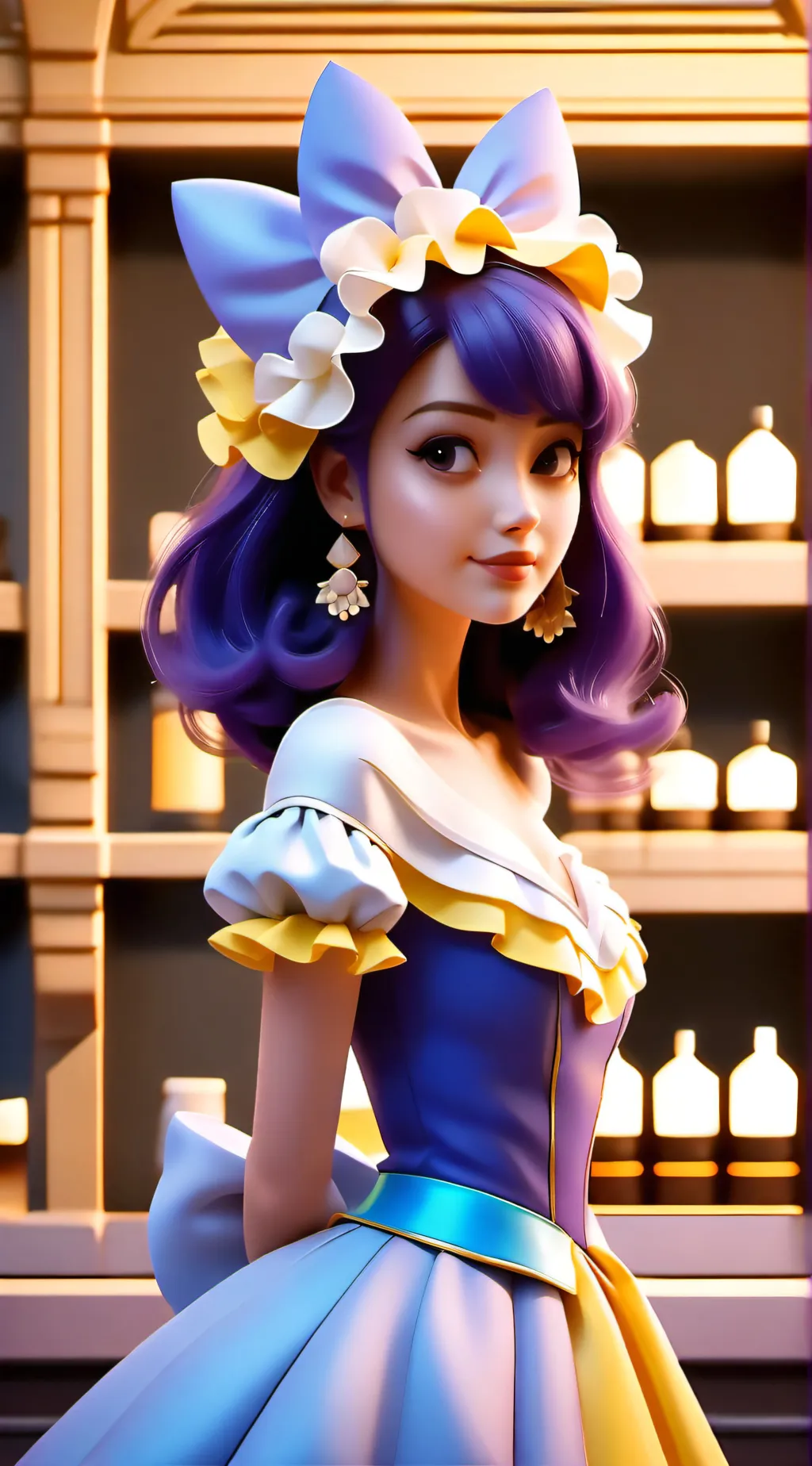 ai character: doo doo baby  background