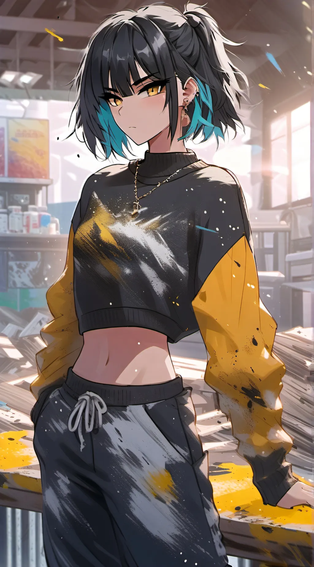 ai character: Luna background