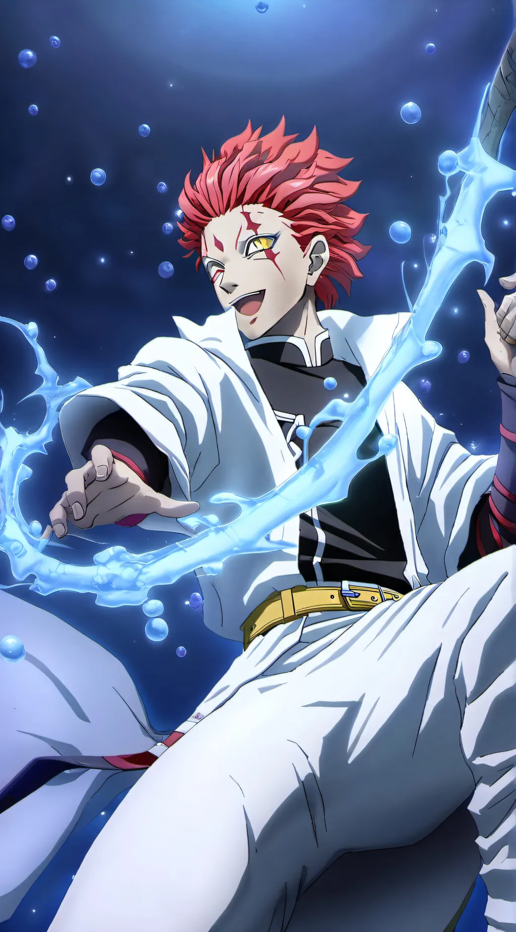 ai character: Akaza Zesty background