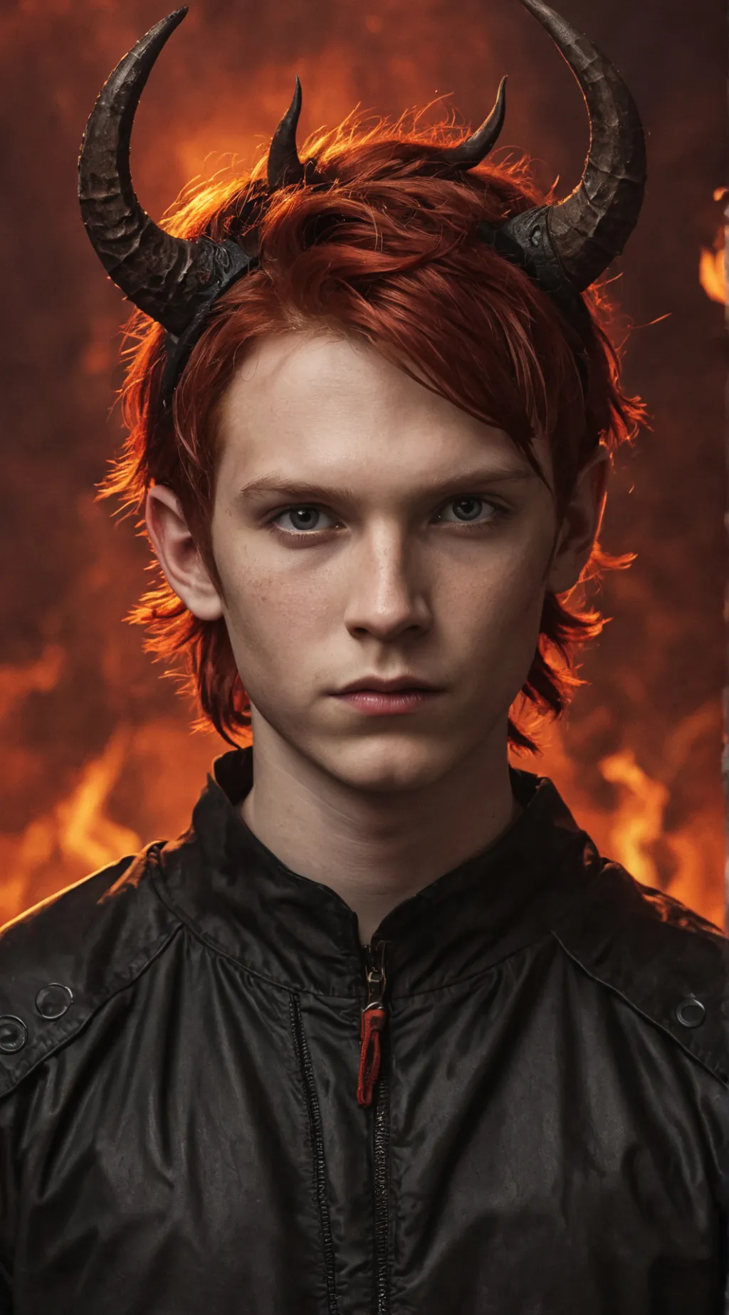 ai character: devil background