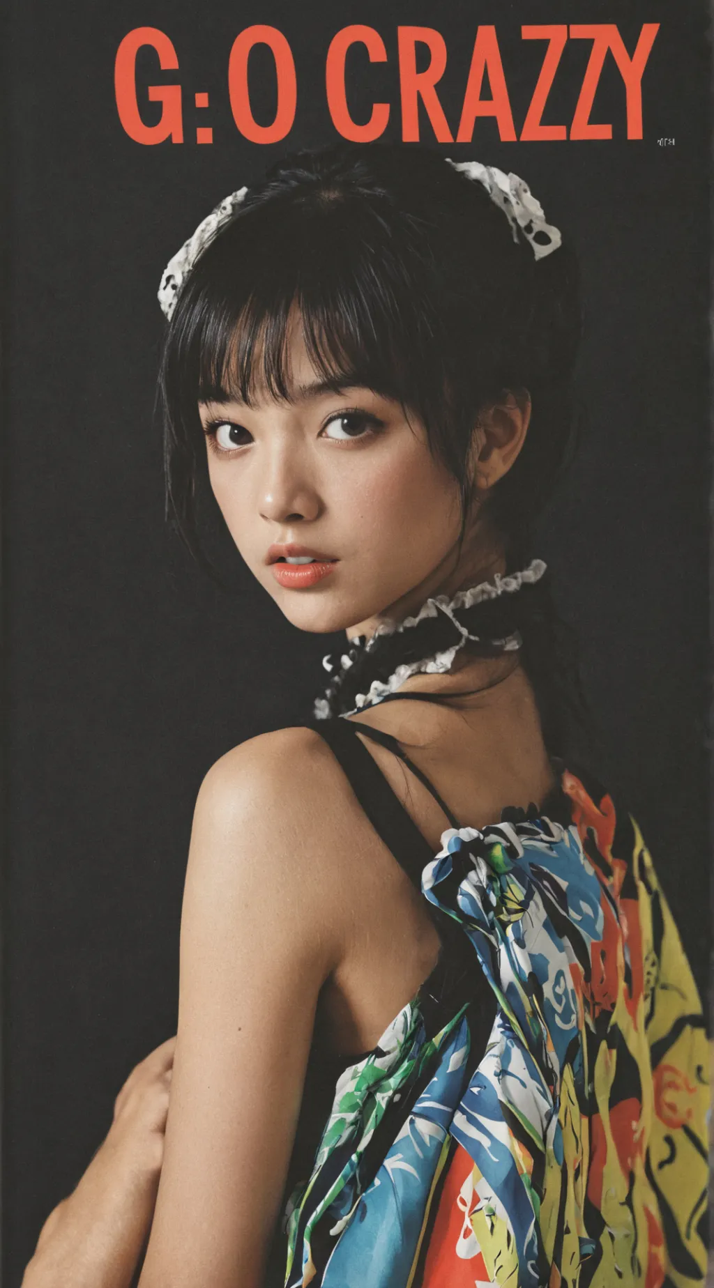 ai character: Goth girl  background