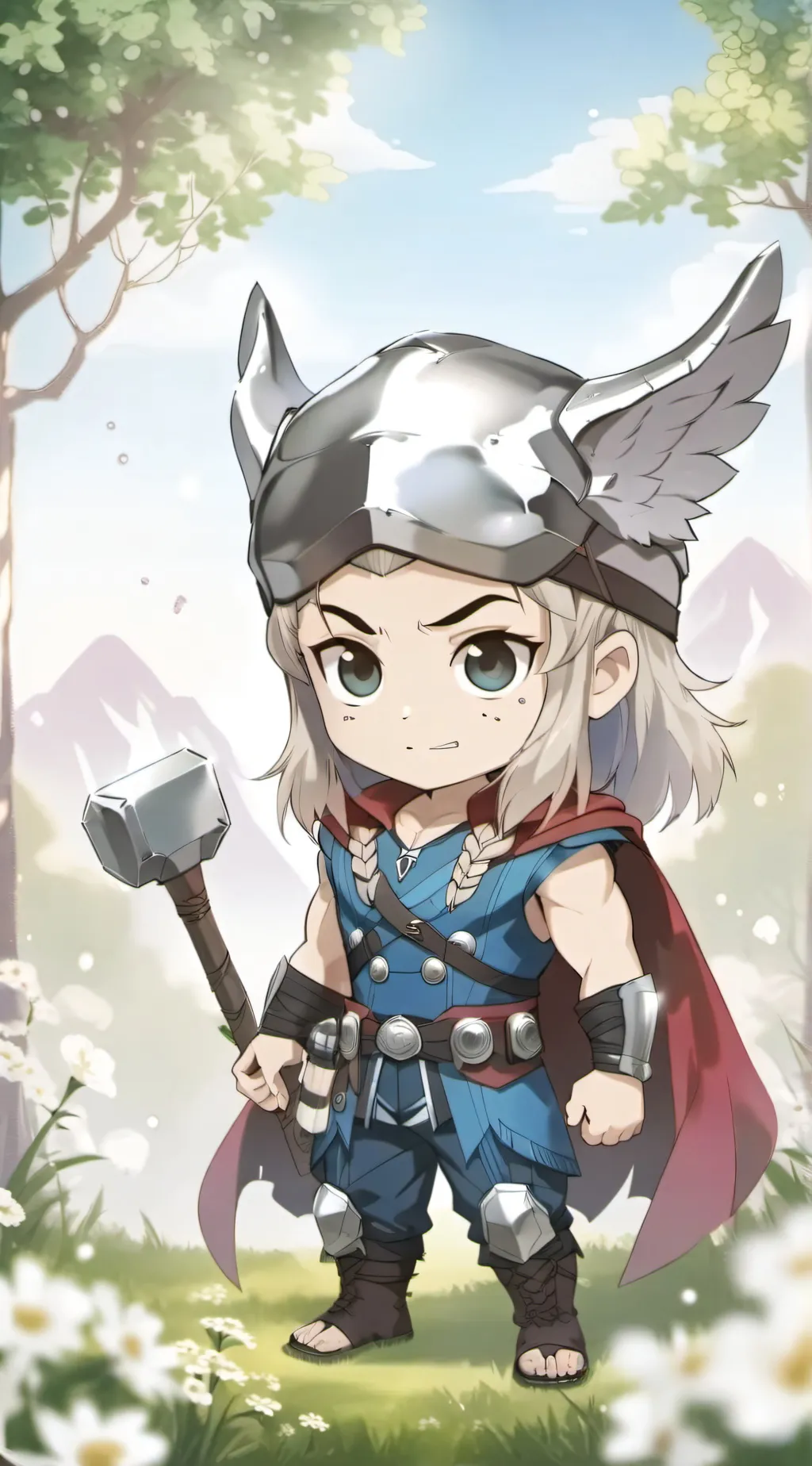 ai character: thor background