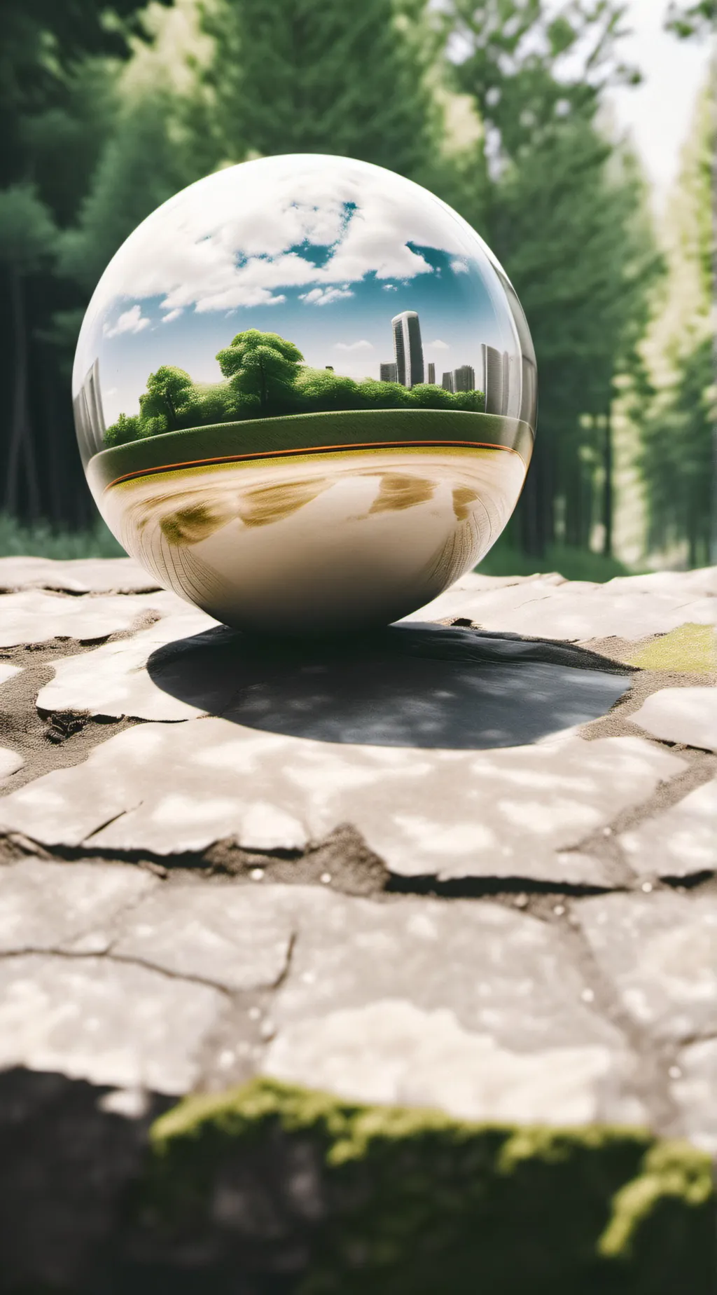 ai character: Countryballs background