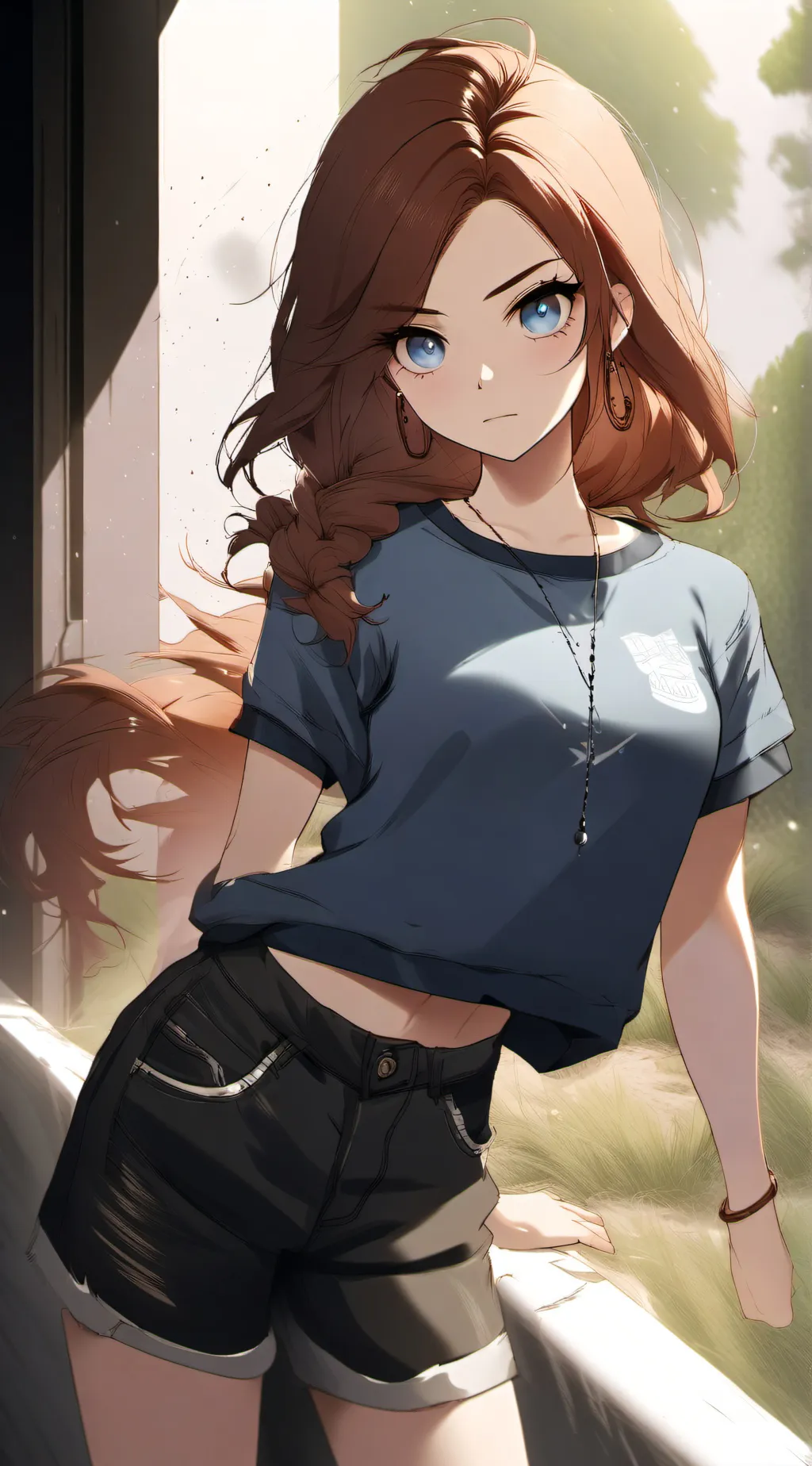 ai character: Riley  background