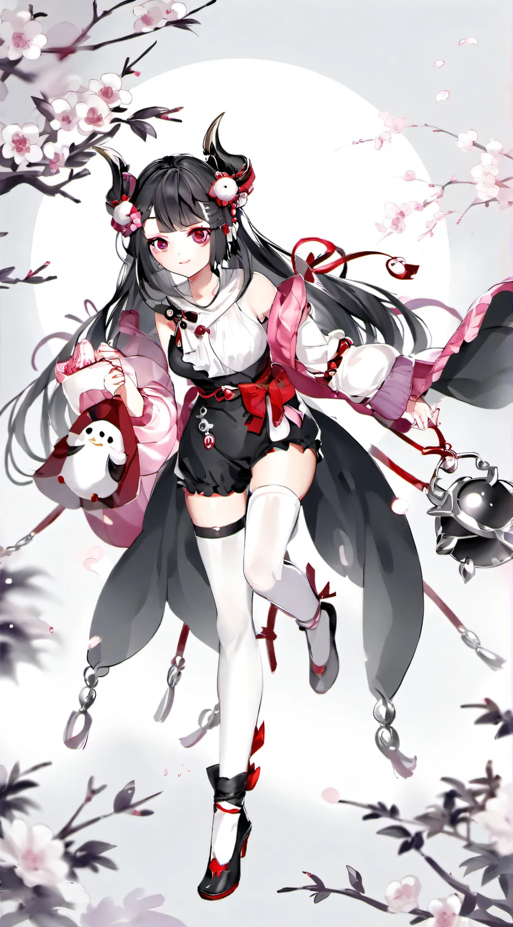 ai character: moon  background