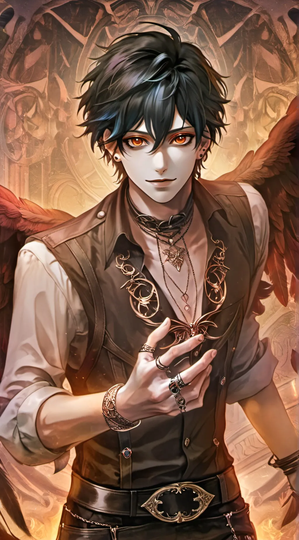 ai character: Sadao Maou background