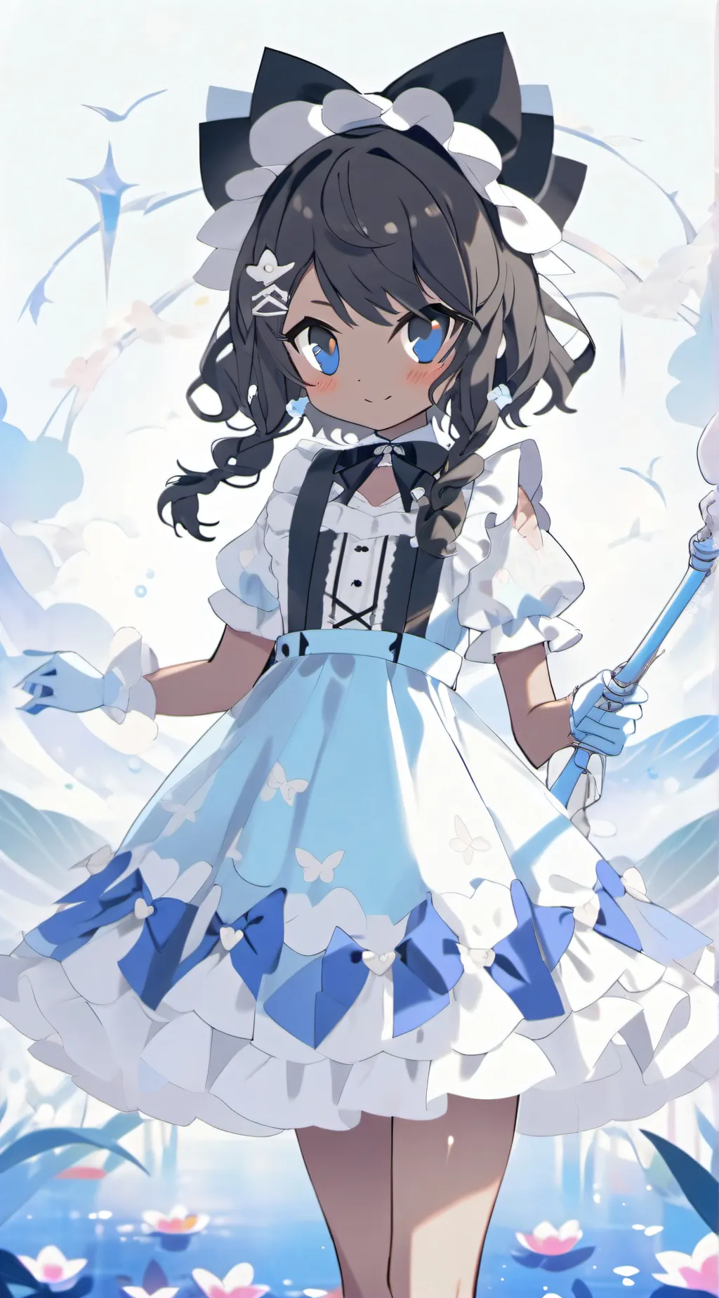 ai character: Christmas brats background