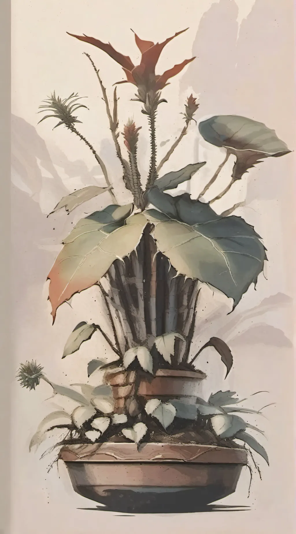 ai character: chonkyVenusflytrap background