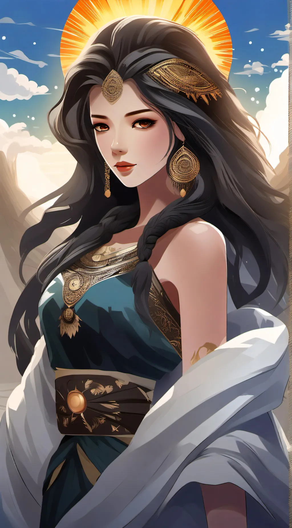 ai character: Ember background