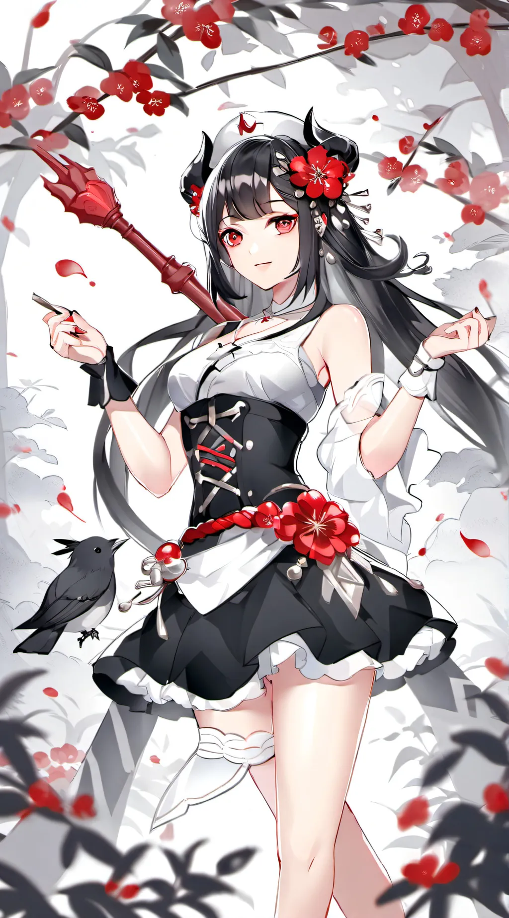ai character: maid background