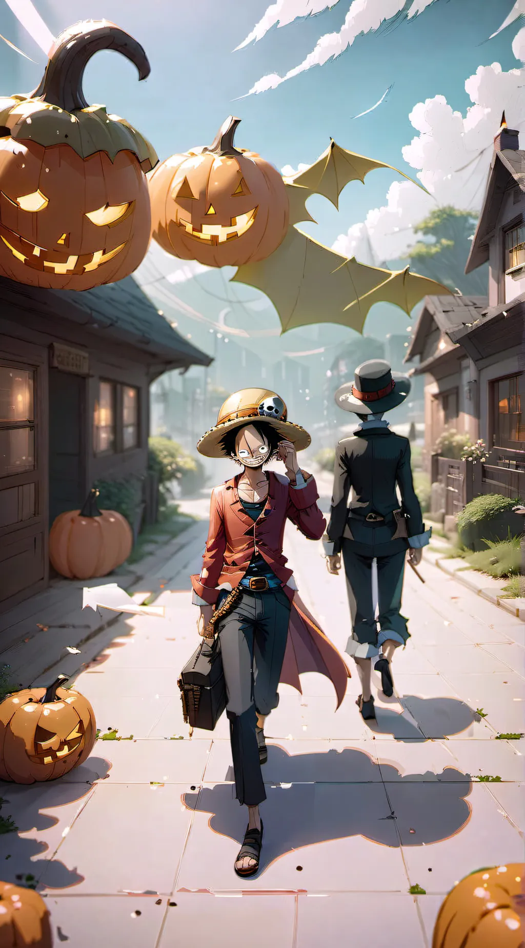 ai character: OP HALLOWEEN! background