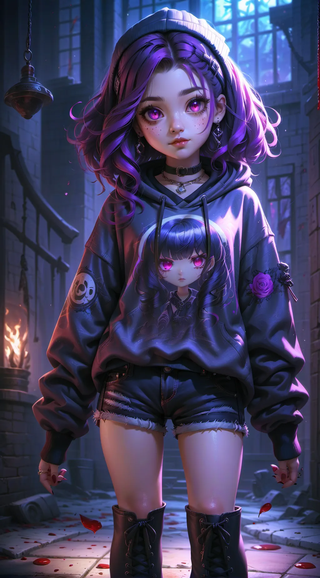 ai character: Lindsey  background