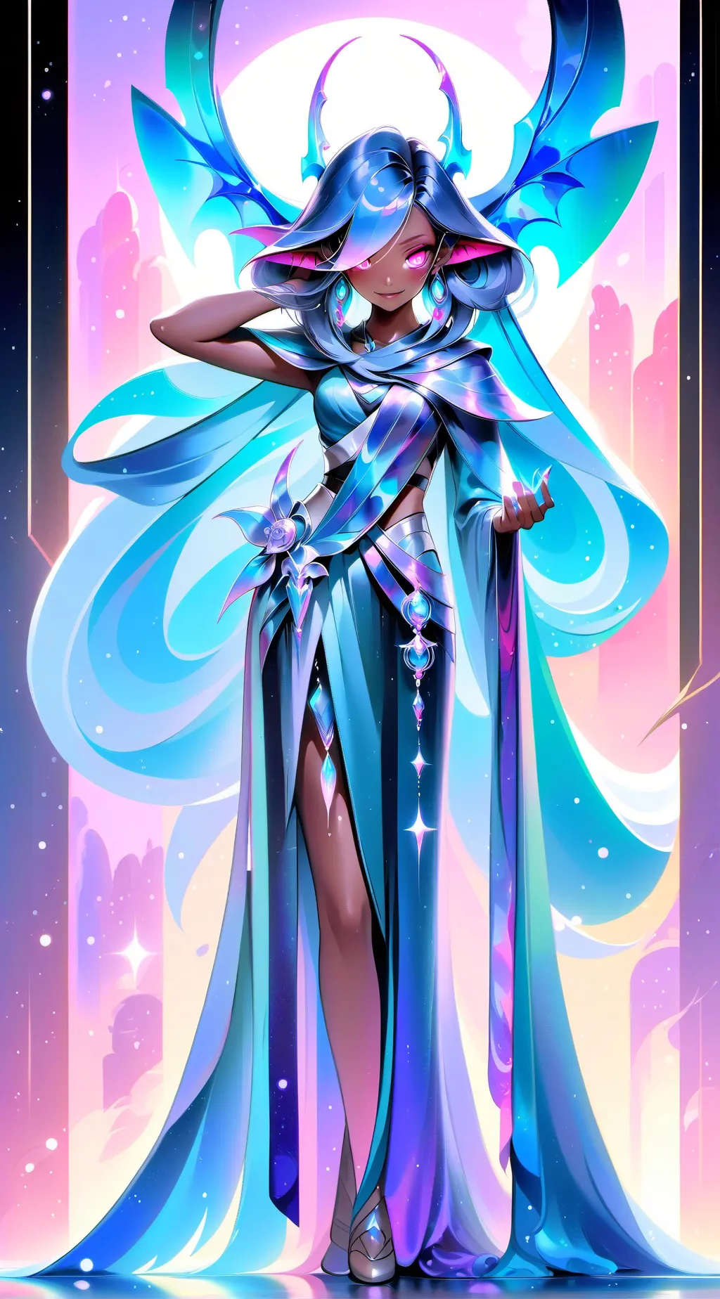 ai character: flora background