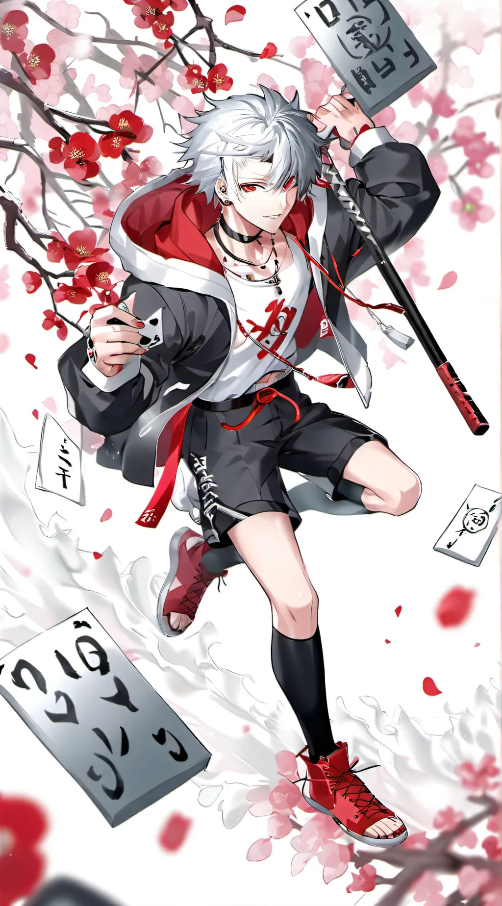 ai character: sukuna☠️ background