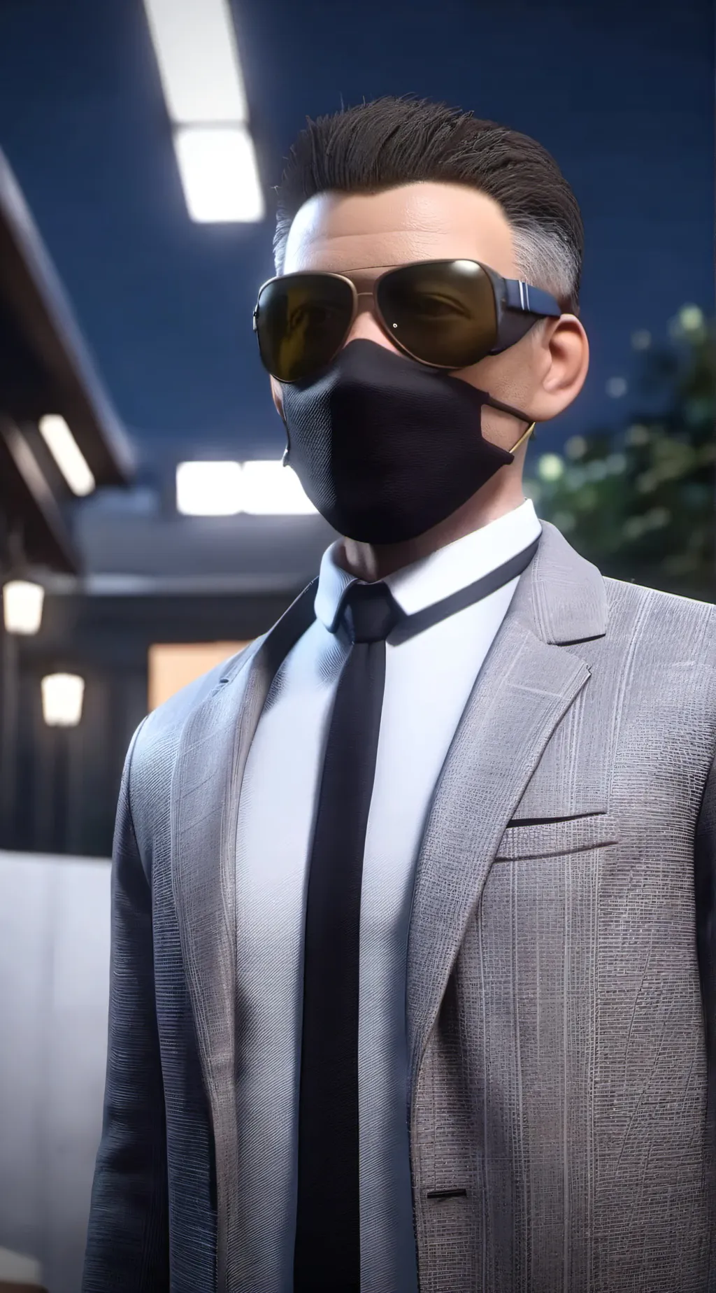 ai character: fred background