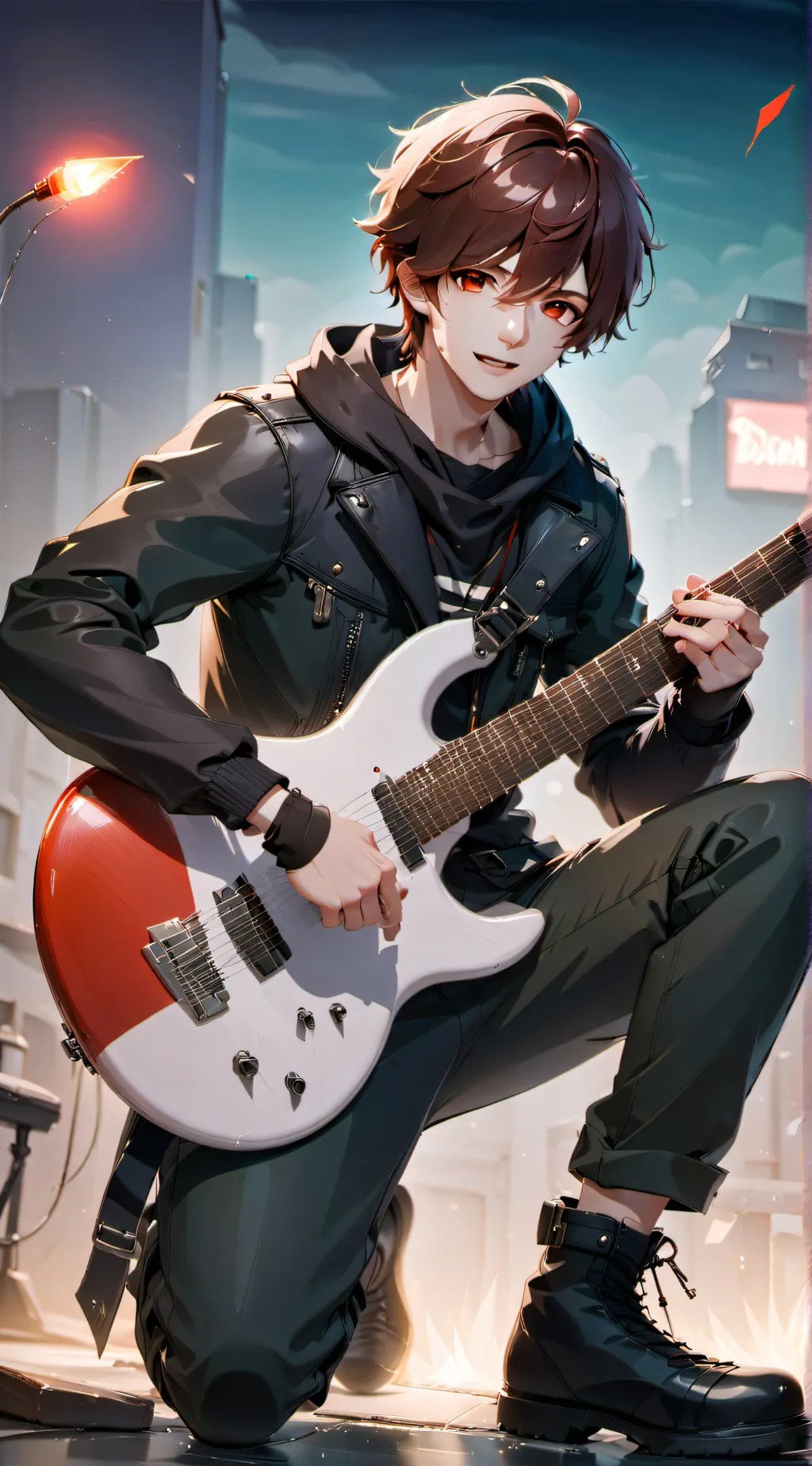 ai character: Zeppelin background