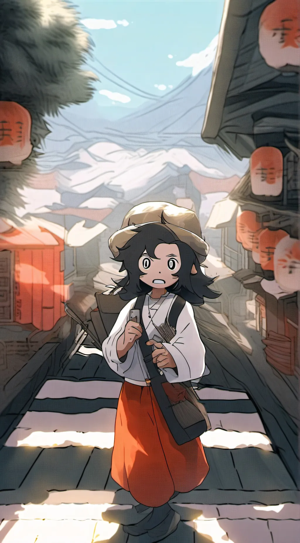 ai character: sabastion from pre background