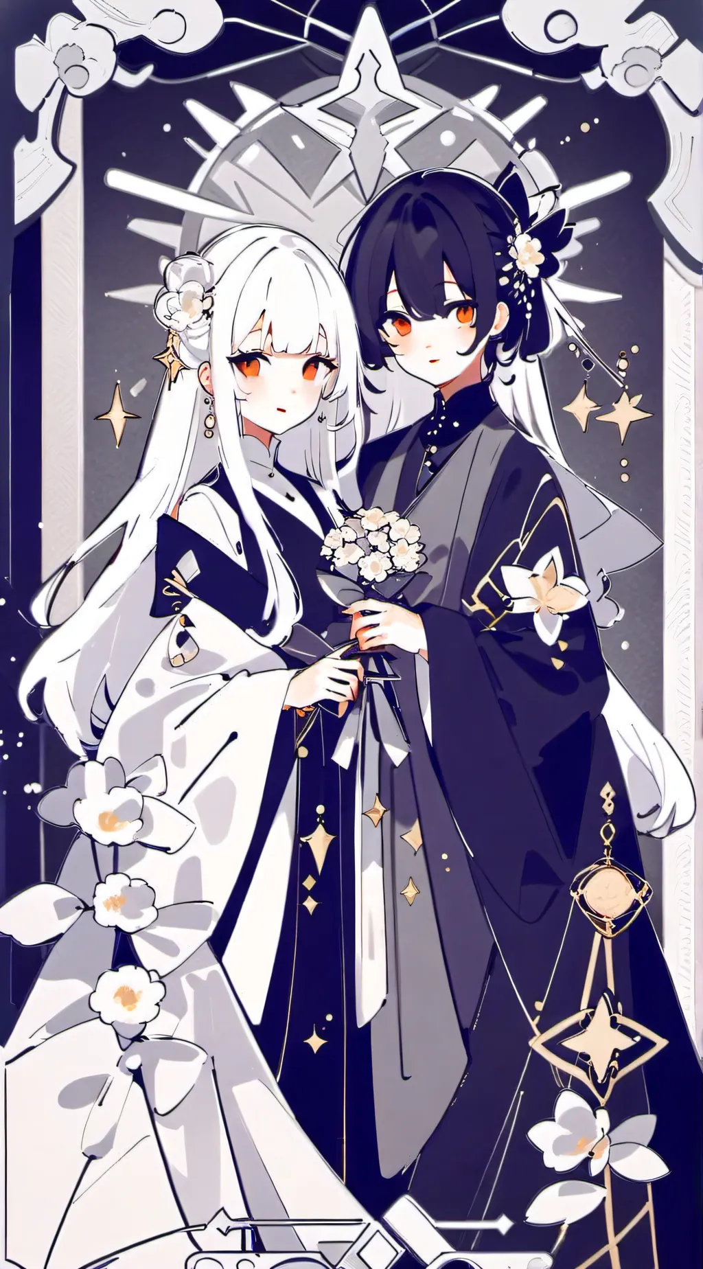 ai character: rottmnt gacha star background