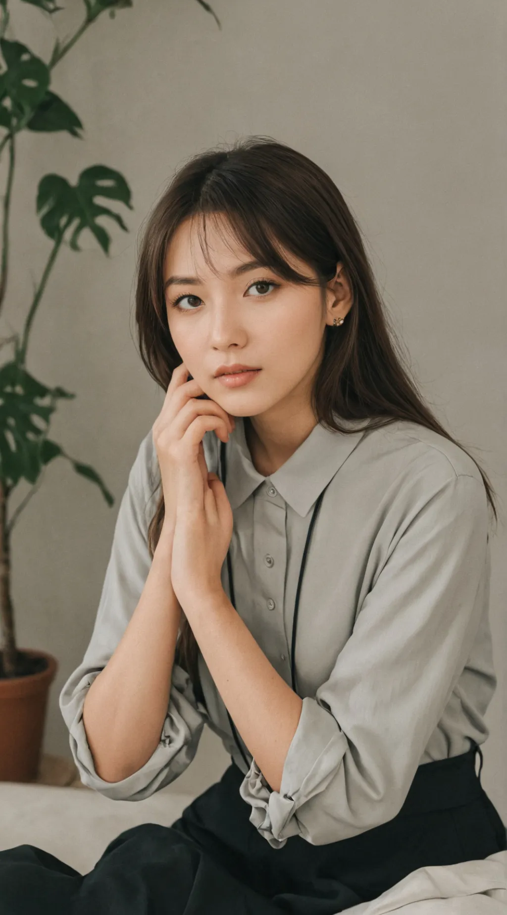 ai character: squid game  background