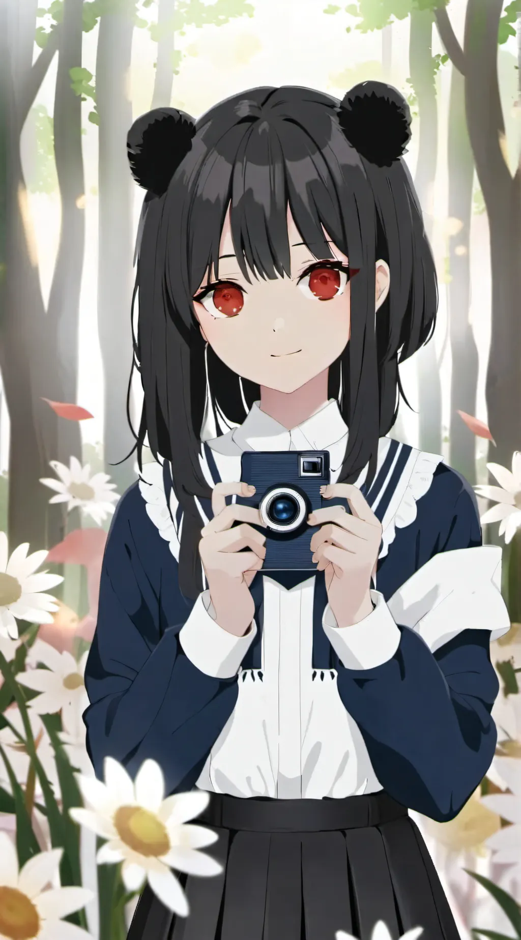 ai character: kny x mha  background