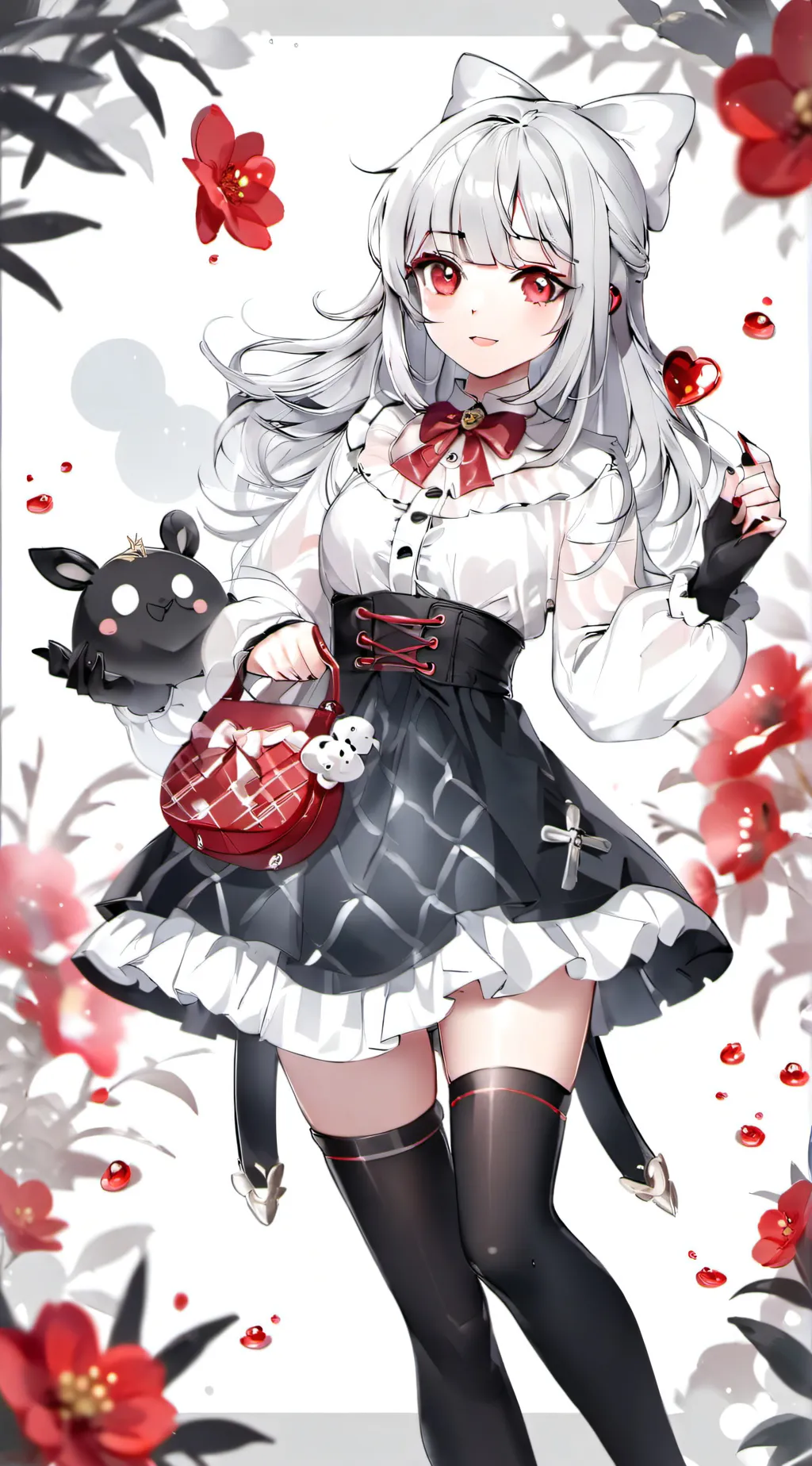 ai character: Luna Moon background