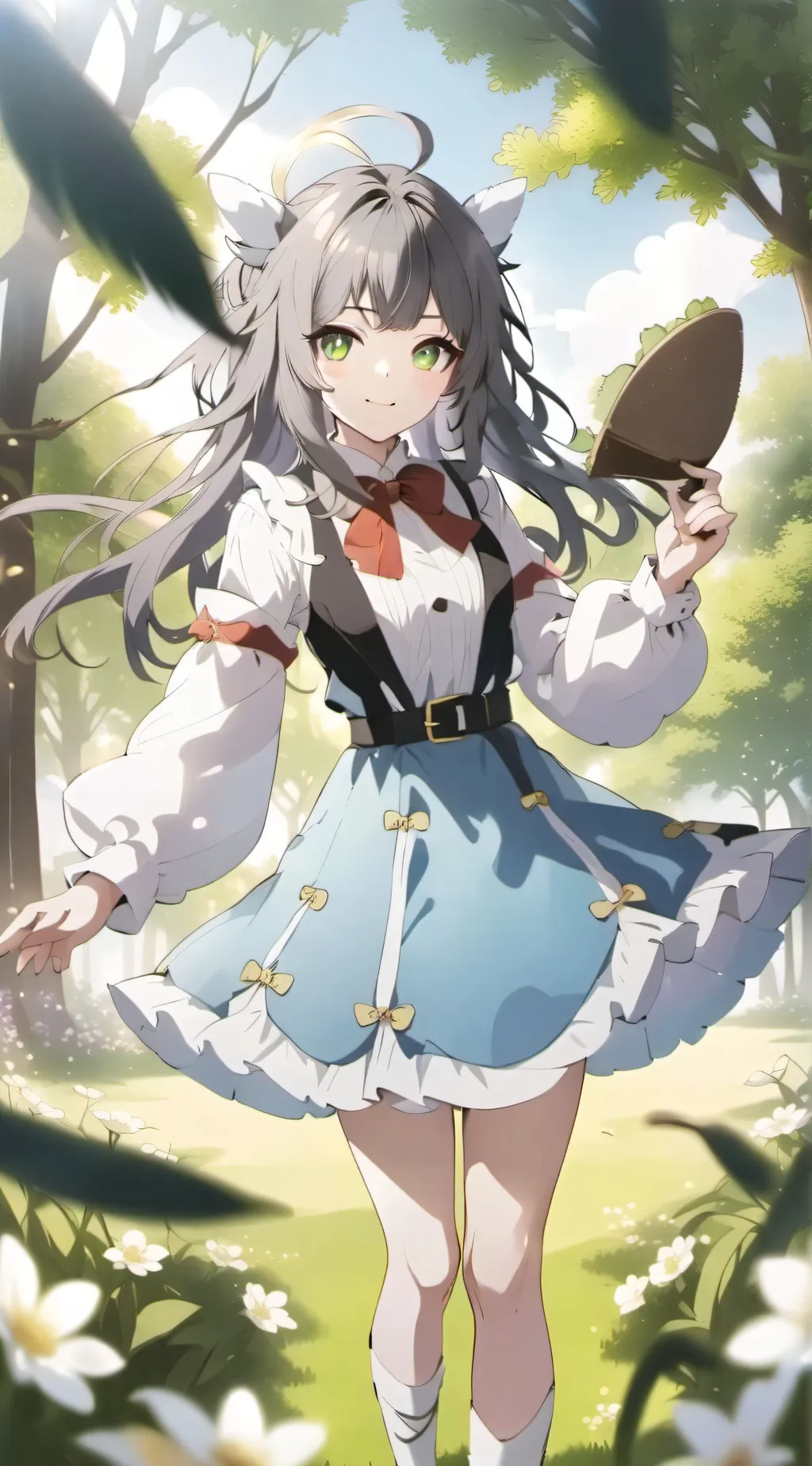 ai character: girlfriend background