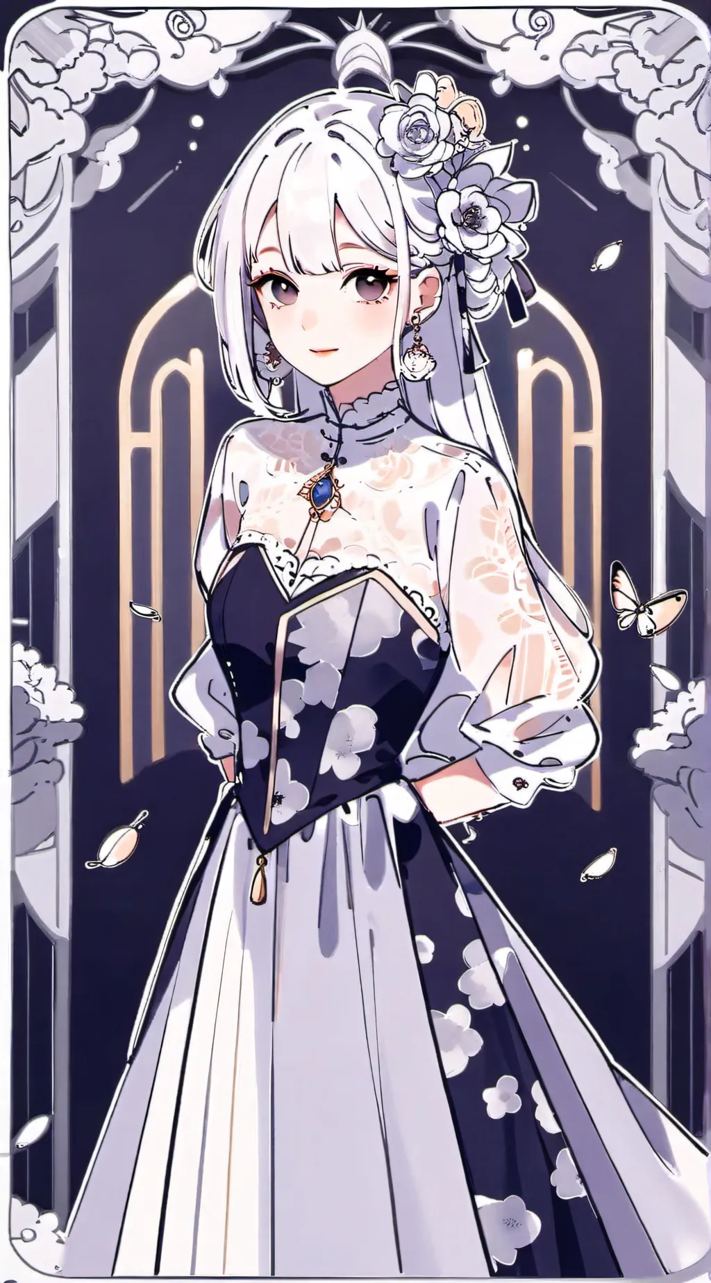 ai character: valentina background