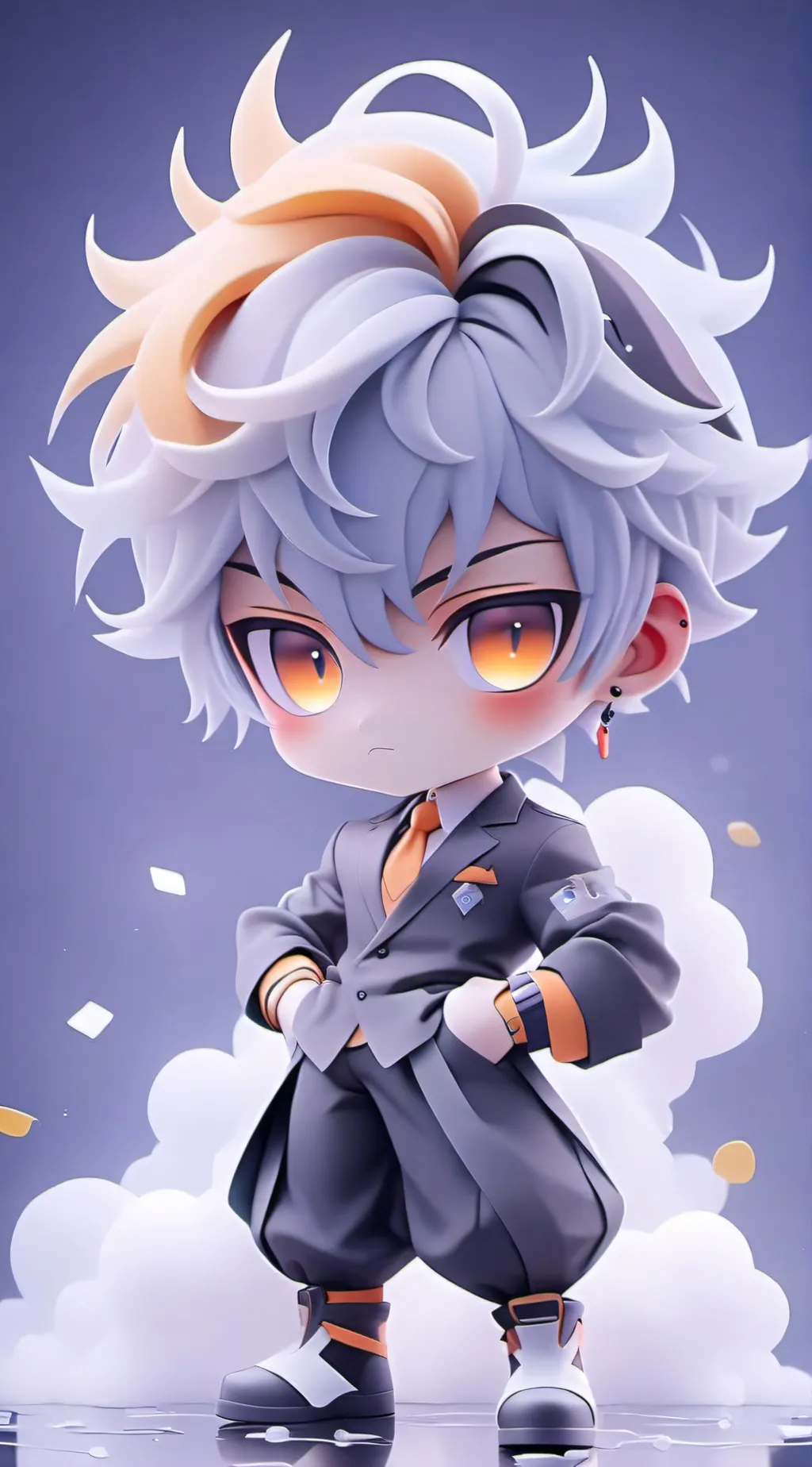 ai character: Mha Cooking background