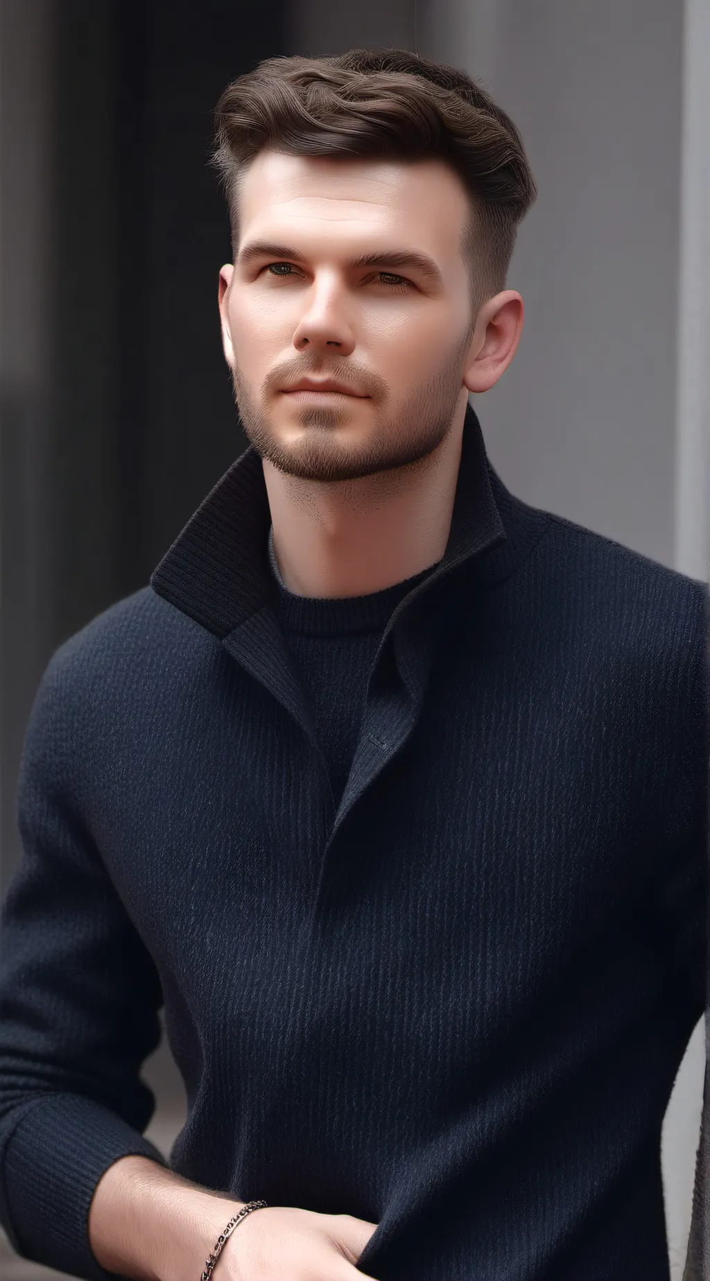 ai character: Luke Newton background