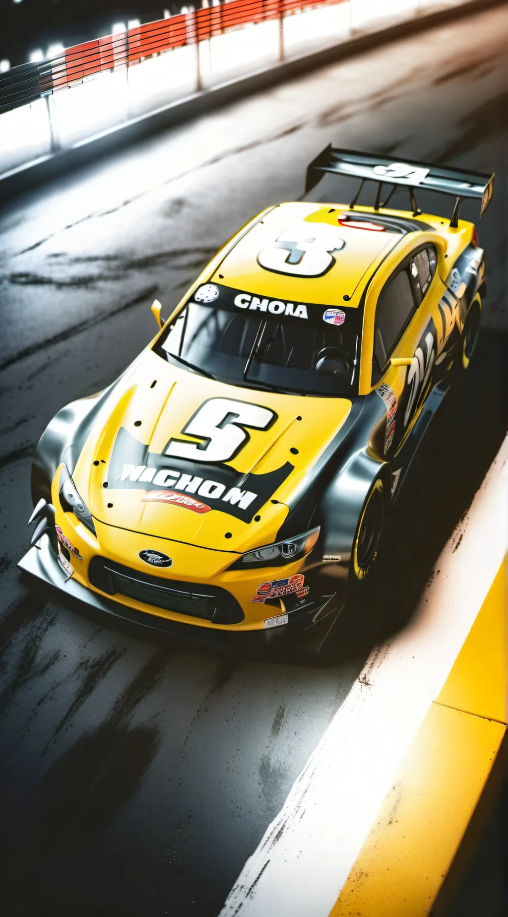 ai character: Nascar background