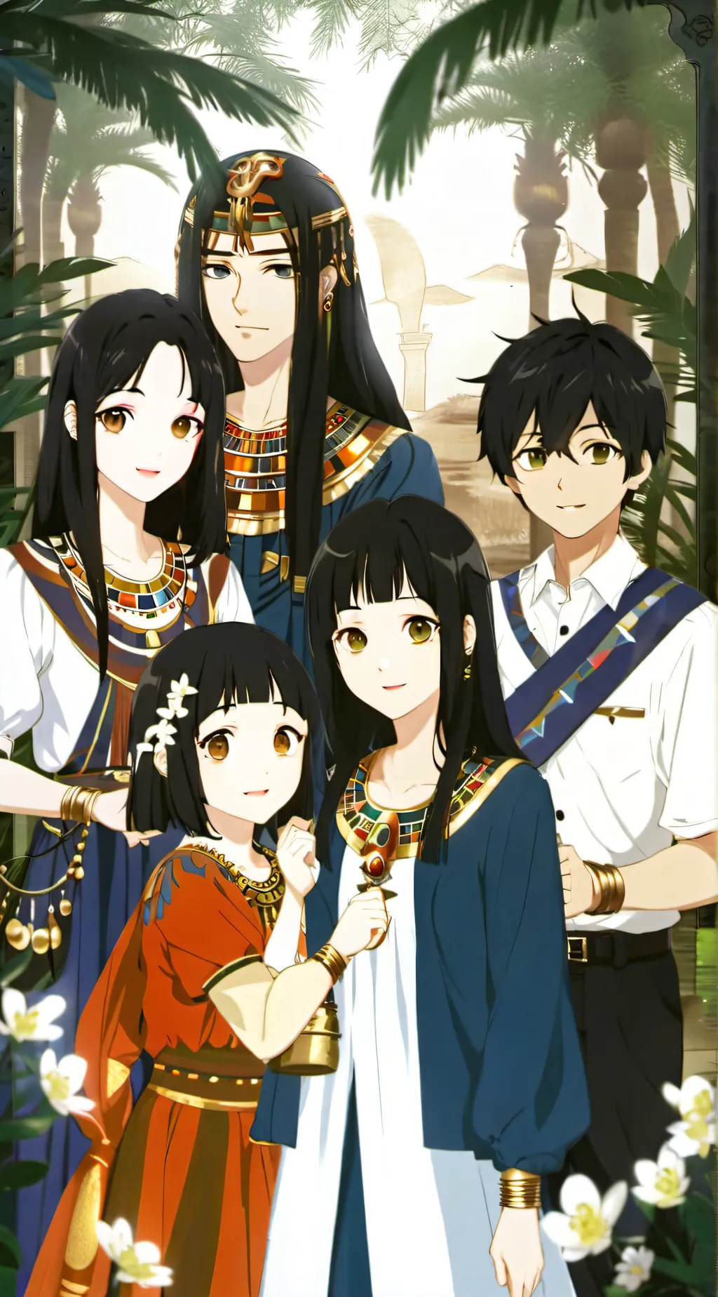 ai character: Egyptian family background
