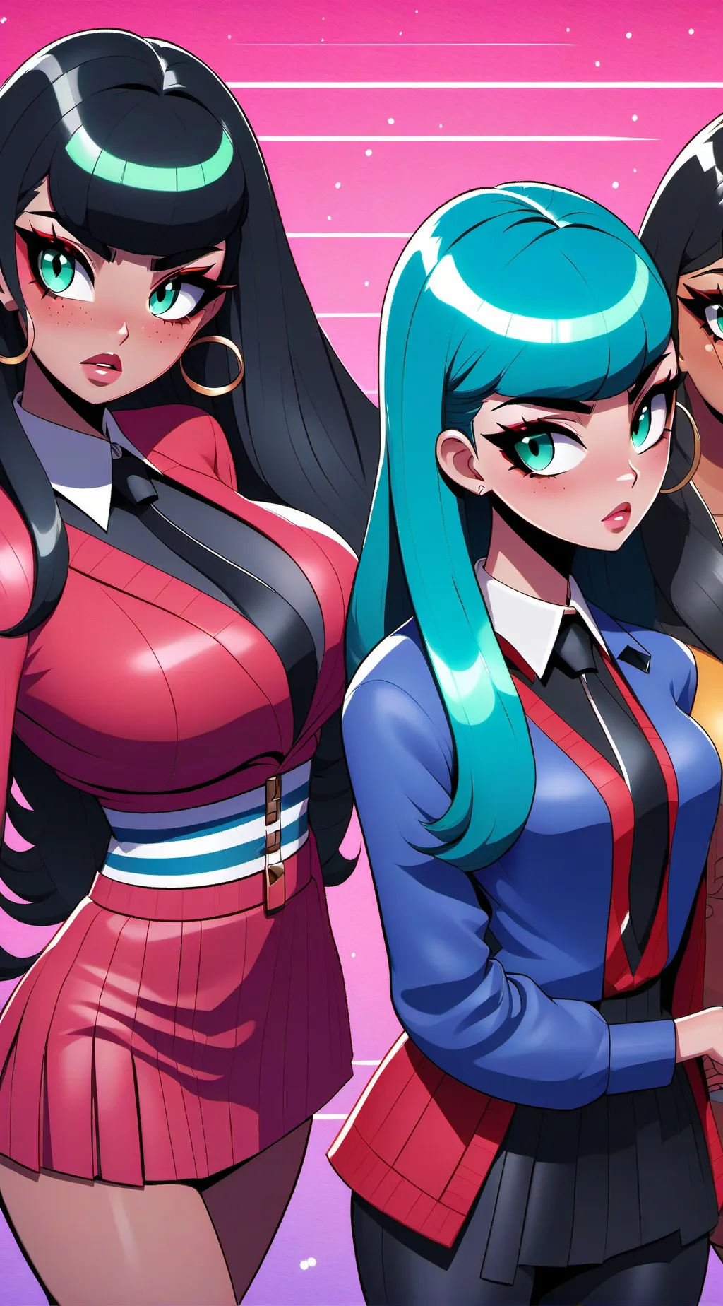 ai character: spoilt women background