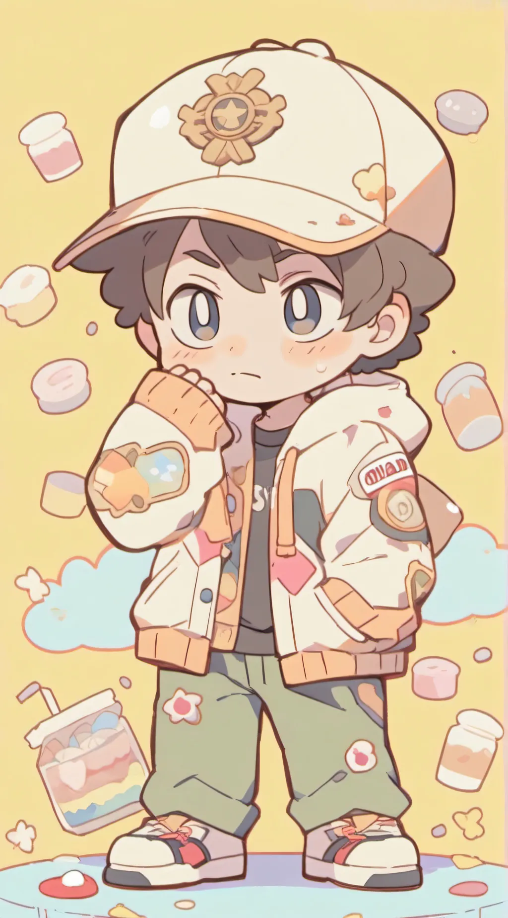 ai character: Stranger things  background