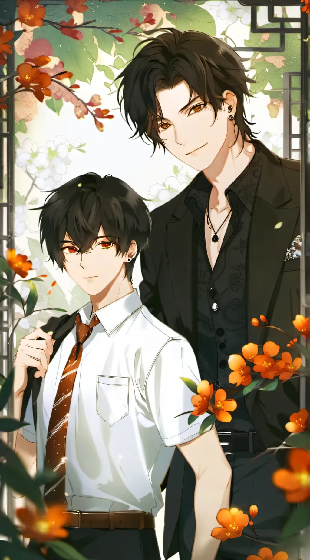 ai character: Ash and Asher background